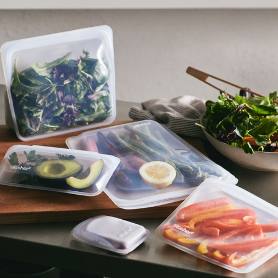 Half Gallon Gallon Silicone Bag OXO Good Grips Silicone Reusable