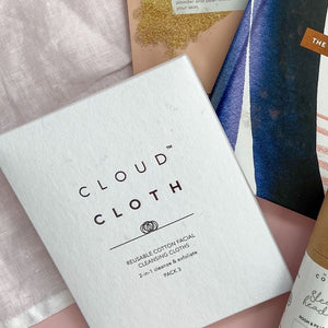 Cloud Cloth Organic Cotton Cleansing Cloths 3 Pack