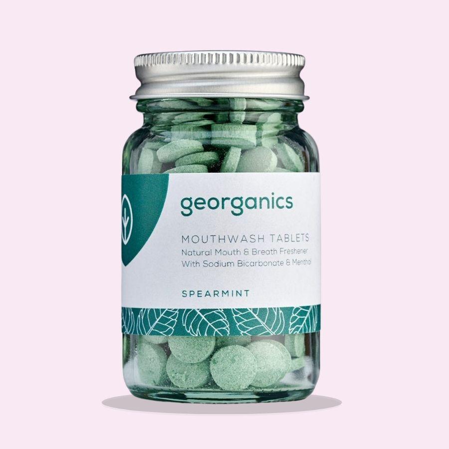 Image of Georganics Mouthwash Tablets Spearmint 180s