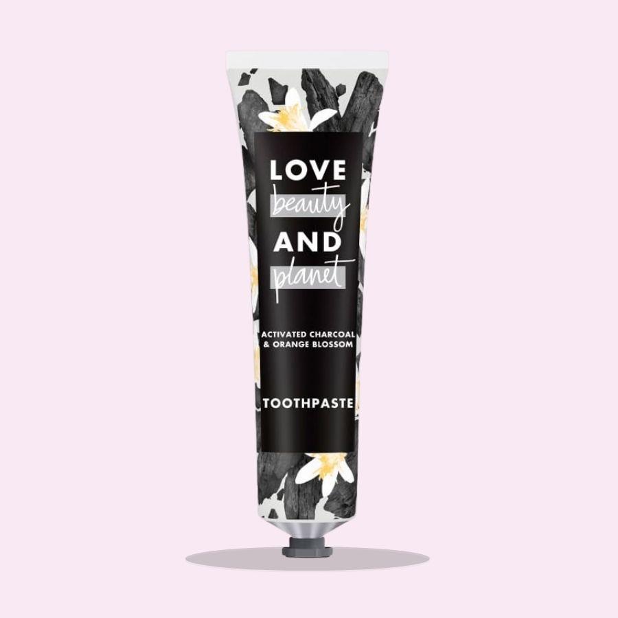 Image of Love Beauty and Planet Detox Whitening Activated Charcoal and Orange Blossom Toothpaste