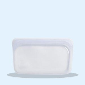Image of Stasher Reusable Silicone Snack Bag Clear