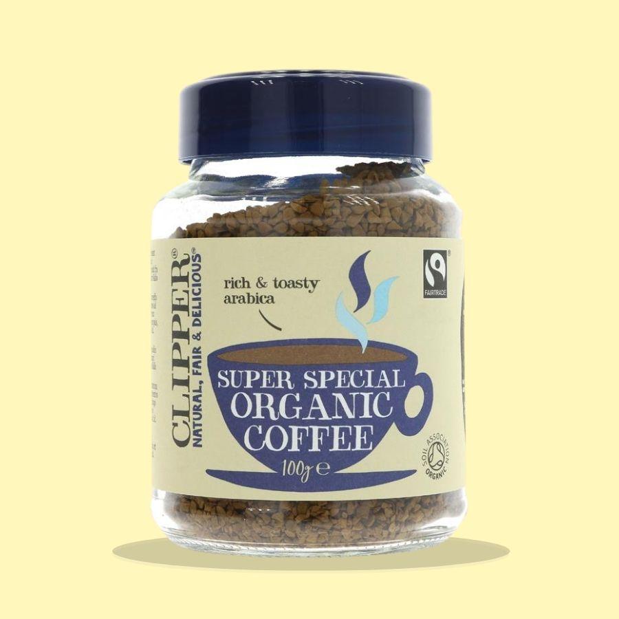 Image of Clipper Fairtrade Organic Instant Freeze Dried Medium Coffee