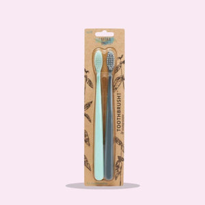 Image of NFco Twin Pack Bio Toothbrush Rivermint & Monsoon Mist
