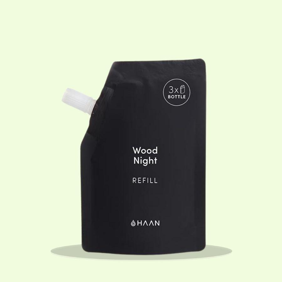 Image of Haan Hand Sanitizer Refill Pouch Wood Night