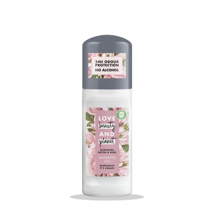 Love Beauty and Planet Murumuru Butter & Rose Pampering Roll-On Deodorant