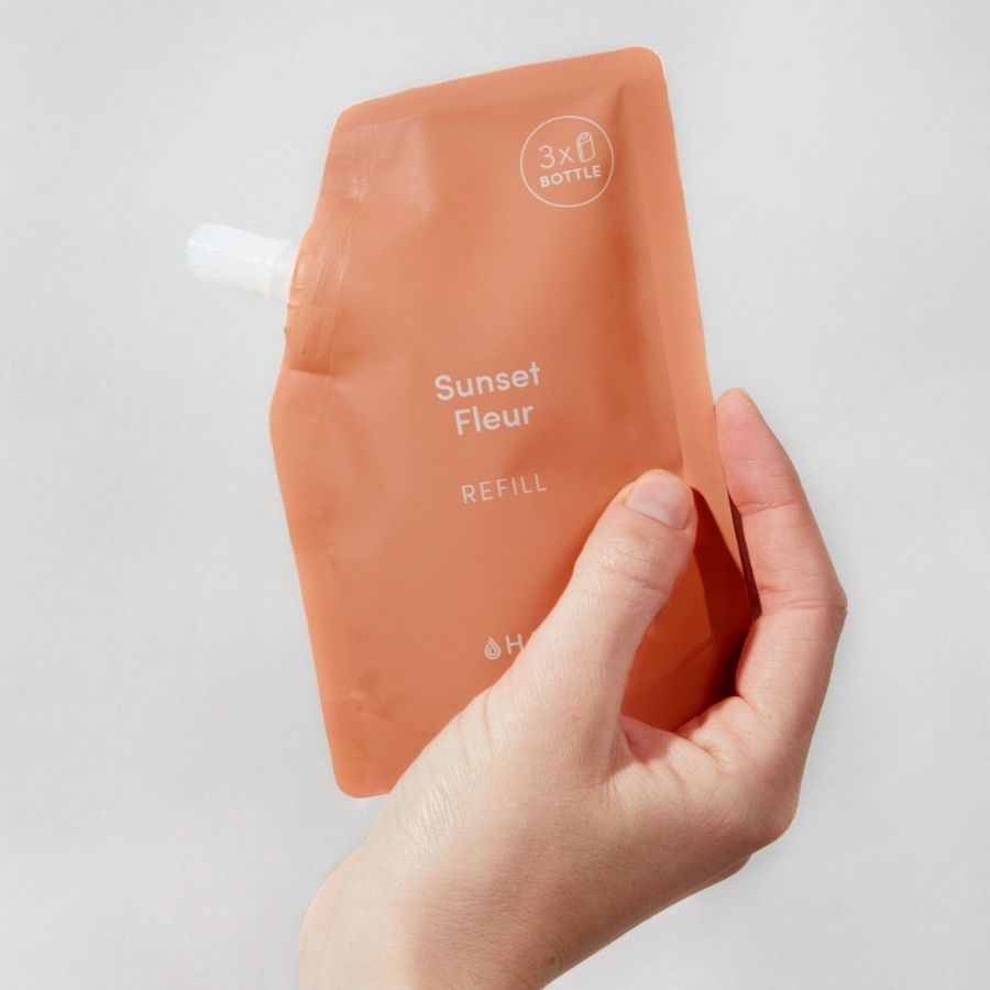 Haan Hand Sanitizer Refill Pouch Sunset Fleur