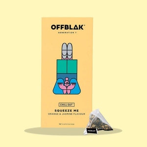 Image of Offblak Squeeze Me Orange & Jasmine Flavour Green Tea