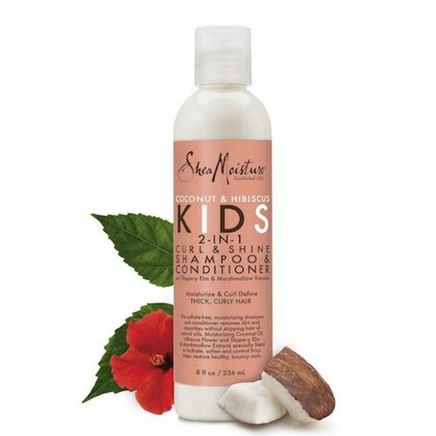 Shea Moisture Coconut & Hibiscus Kids 2in1 Curl Shine Shampoo & Conditioner