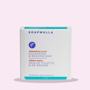 Image of Soapwalla Cedarwood and Clay Cleansing Bar