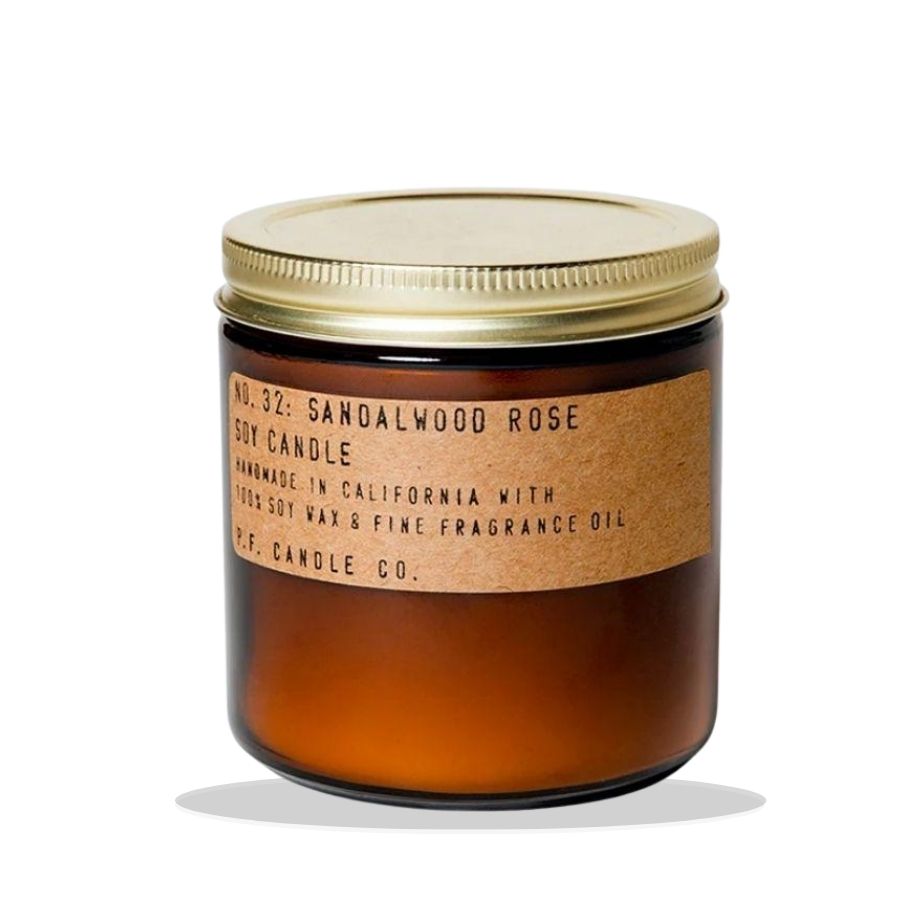 P.F. Candle Co. No. 32 Sandalwood Rose Soy Candle