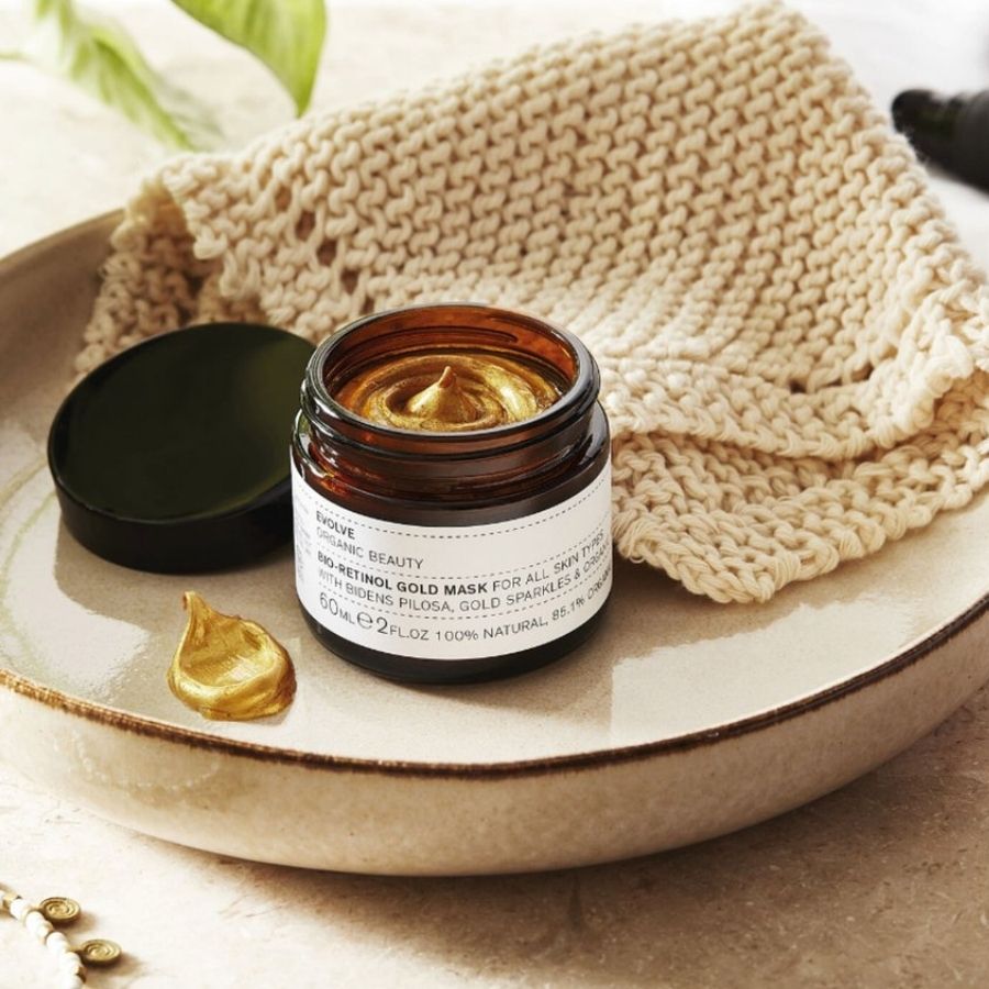 Evolve Beauty Bio Retinol Gold Face Mask